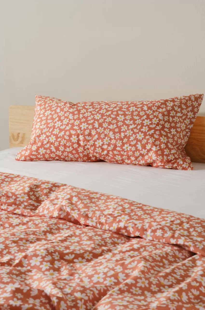 Örngott*Jotex DAISY örngott 90x50 Cm Ekologisk Orange