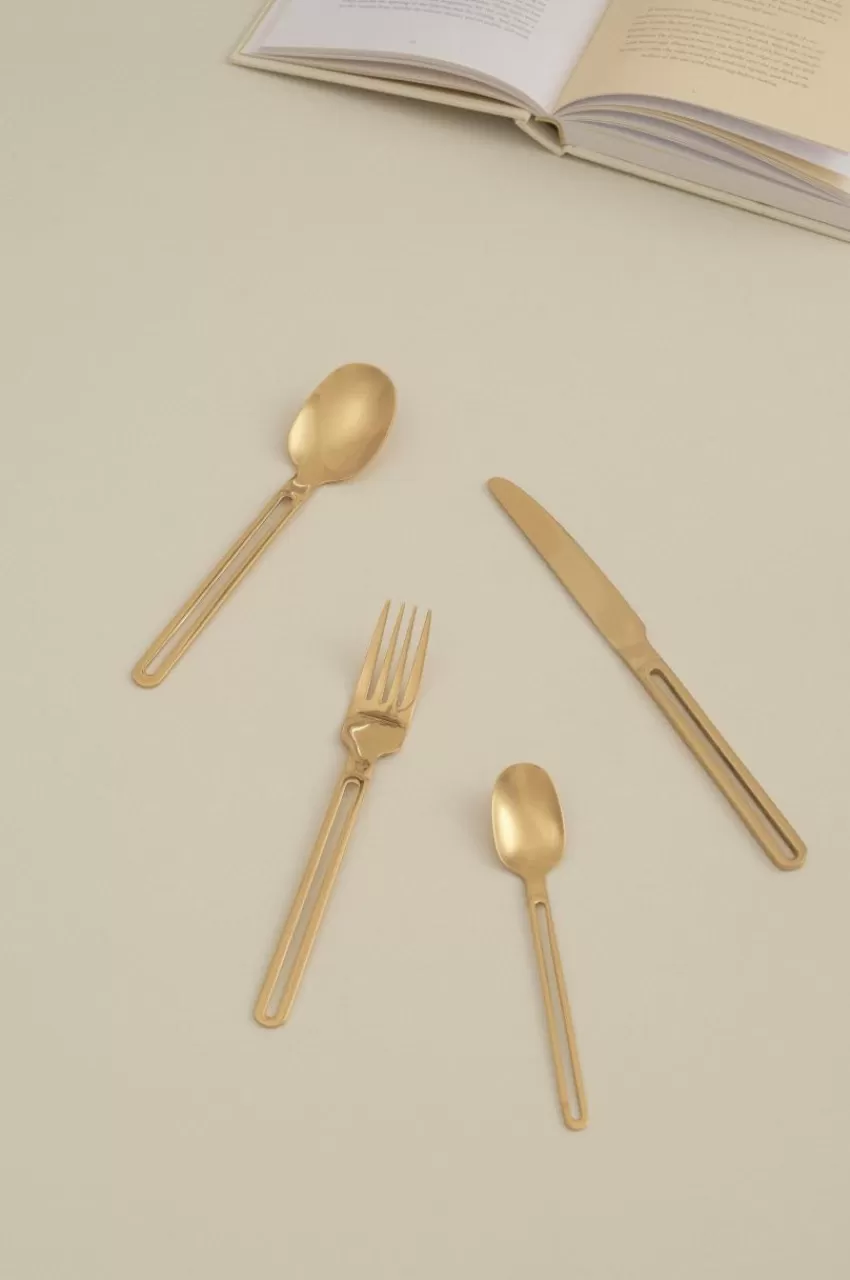 Bestick*Jotex DORIAN Bestickset 24-pack Guld