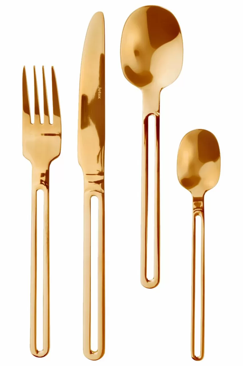 Bestick*Jotex DORIAN Bestickset 24-pack Guld