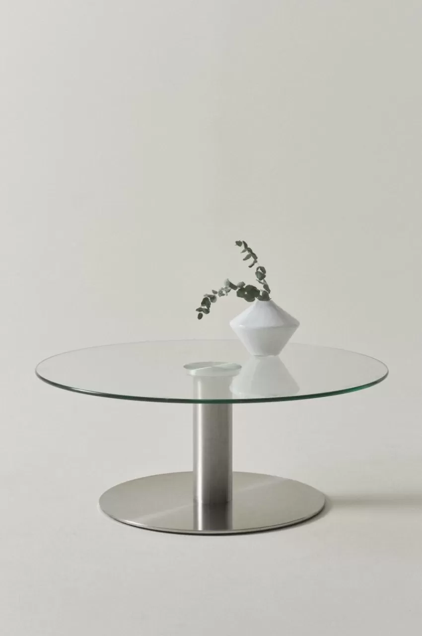 Bord*Jotex DORNO Soffbord ø 90cm Klarglas
