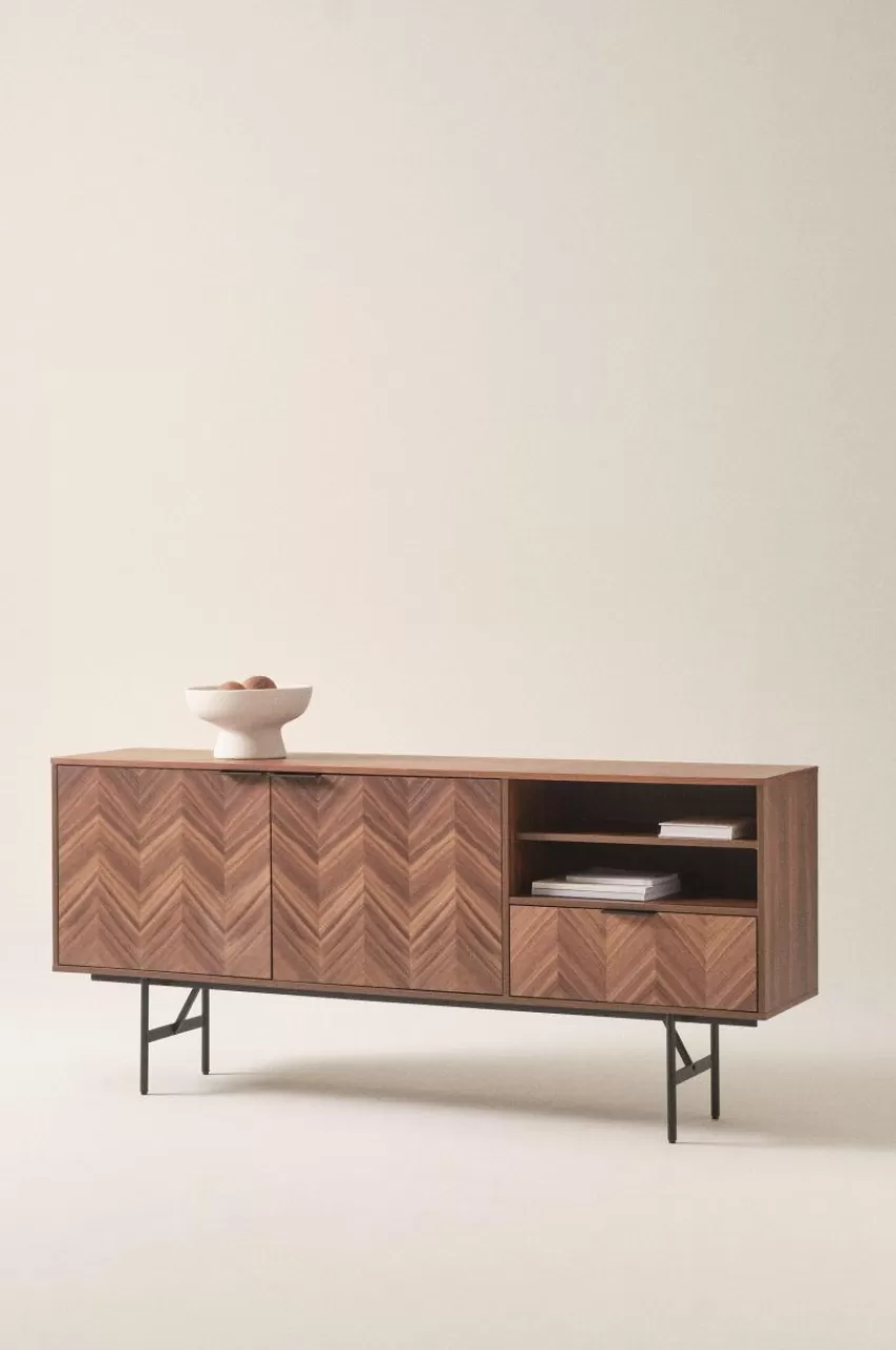 Förvaring*Jotex DUVBERG Sideboard 40x180 Cm Valnötsfanér