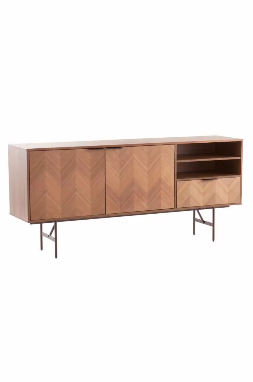 Förvaring*Jotex DUVBERG Sideboard 40x180 Cm Valnötsfanér