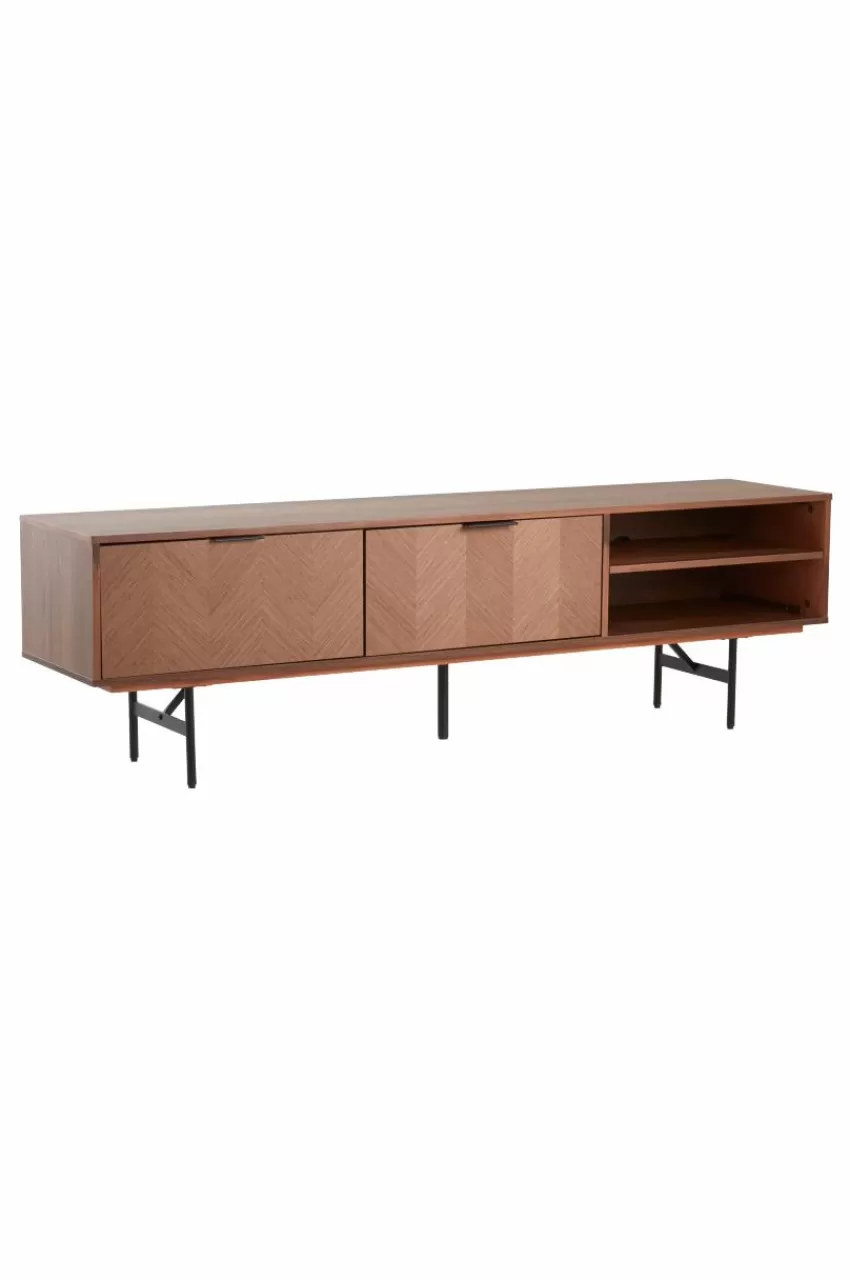 Förvaring*Jotex DUVBERG Tv-bänk 40x180 Cm Valnötsfanér
