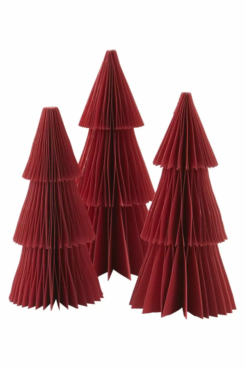 Juldekoration*Jotex EBBE Dekorationsfigur 3-pack Vinröd