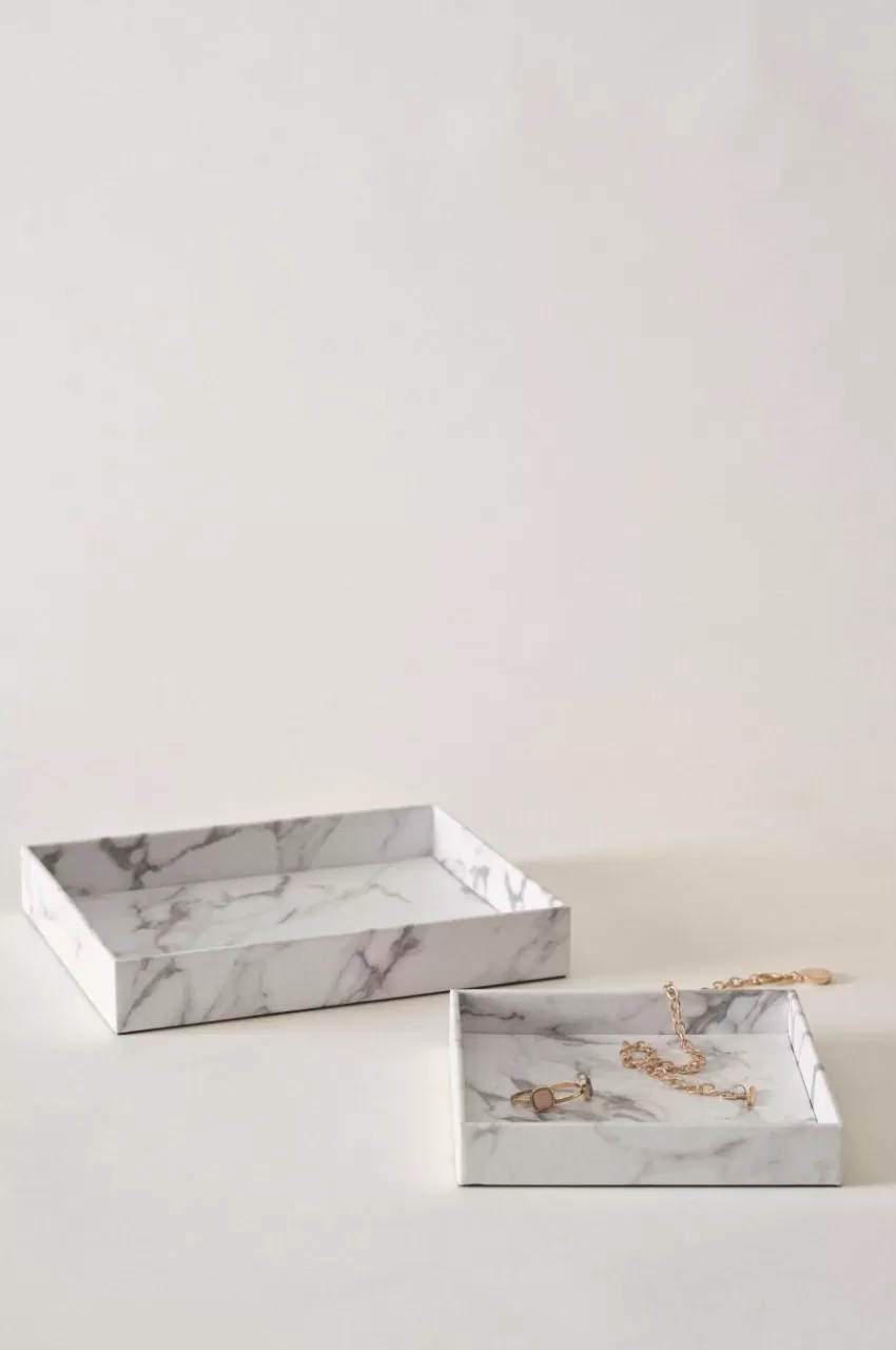 Förvaring*Jotex EDIENNE Bricka 2-pack Grå
