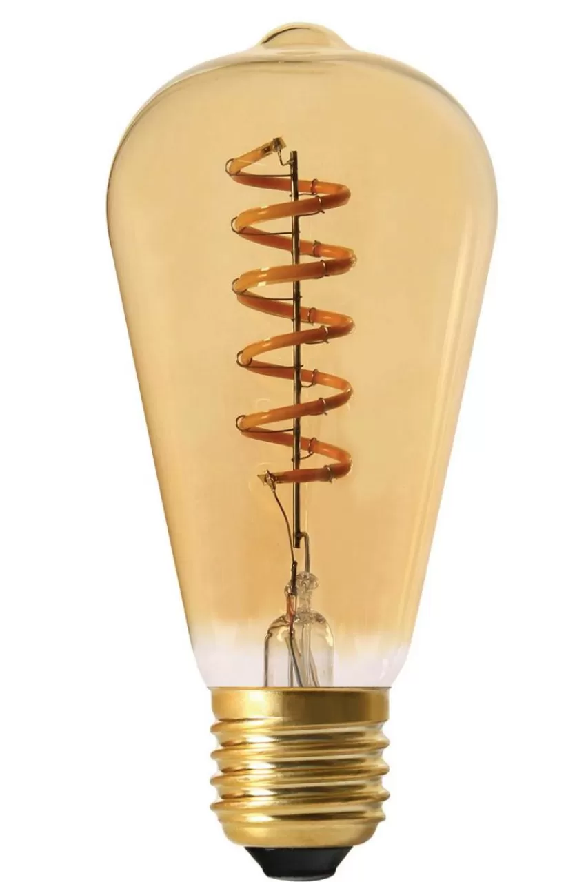 Ljuskällor*Jotex ELECT SPIRAL Ljuskälla 64 Mm E27 Guld