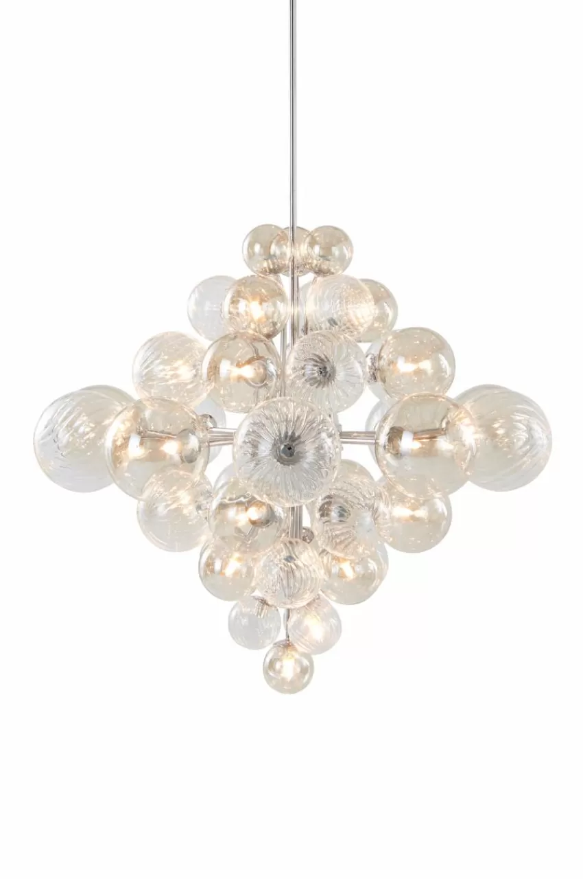 Taklampor | Kristallkronor & Takkronor*Jotex ELECTRA Taklampa Ø 75 Cm Krom