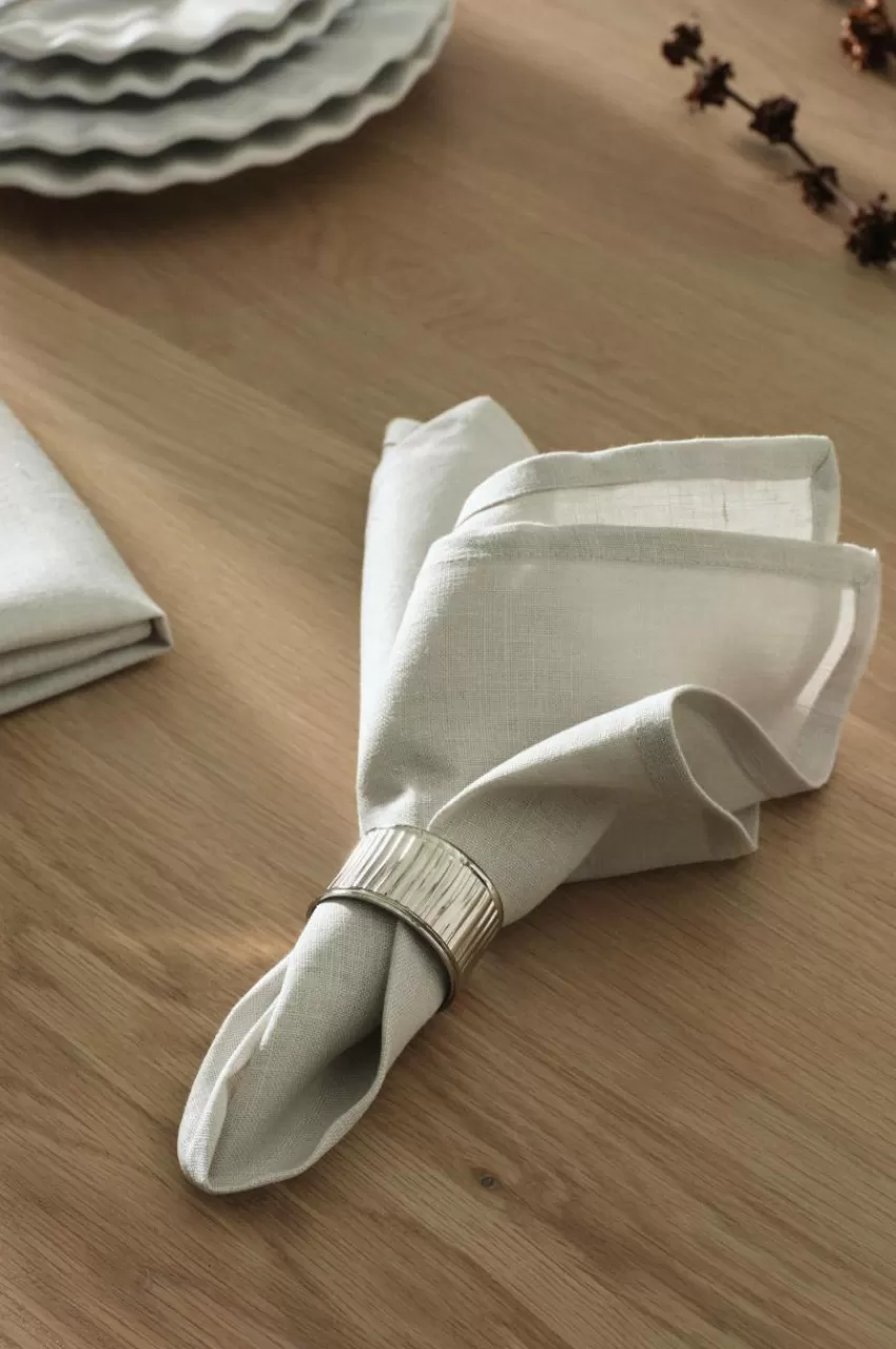 Servetter*Jotex ELI Linneservett 2-pack Ljusgrå