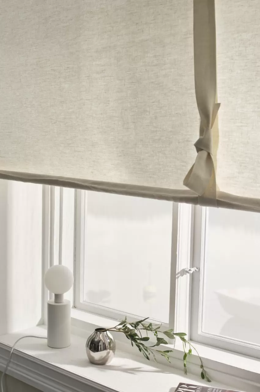 Hissgardiner | Linnegardiner*Jotex ELI Roll Up-gardin I Linne Naturvit