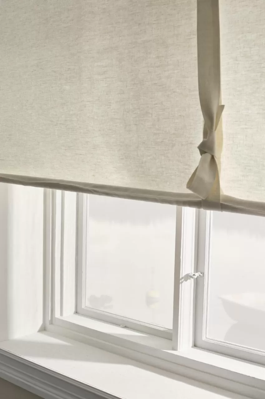 Hissgardiner | Linnegardiner*Jotex ELI Roll Up-gardin I Linne Naturvit