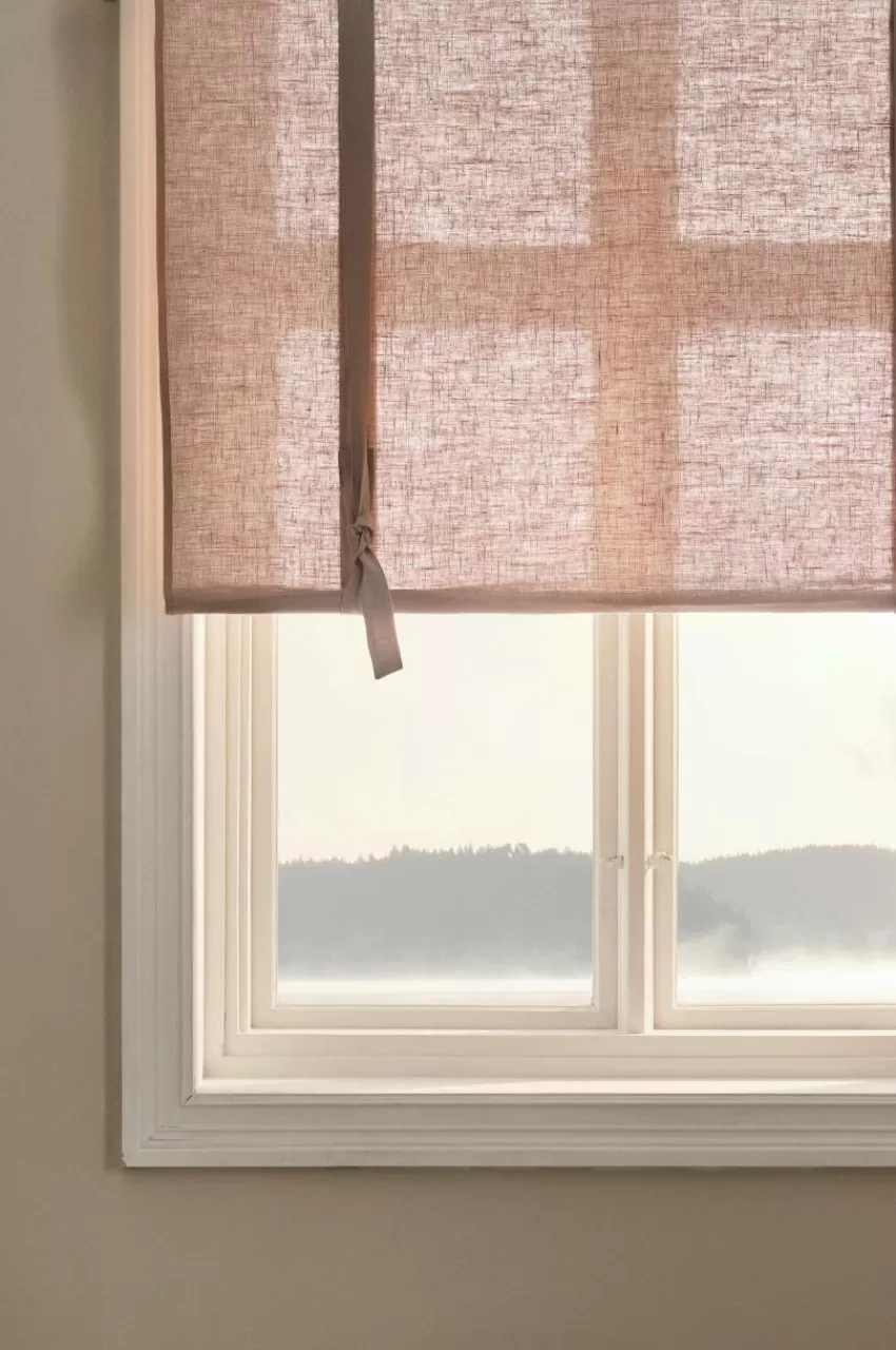 Hissgardiner | Linnegardiner*Jotex ELI Roll Up-gardin I Linne Nougat