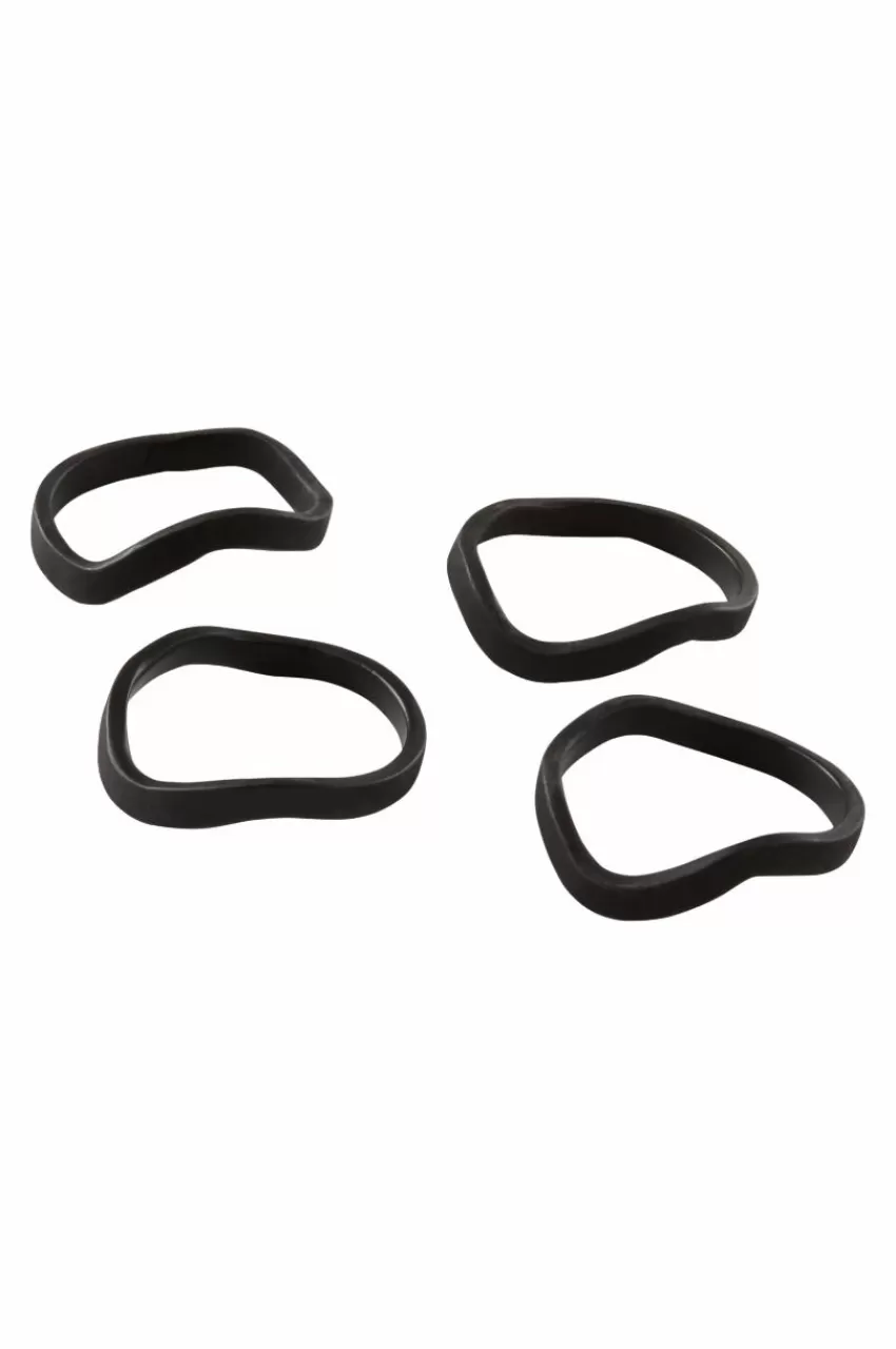 Kökstillbehör*Jotex ELLIS Servettring 4-pack Svart