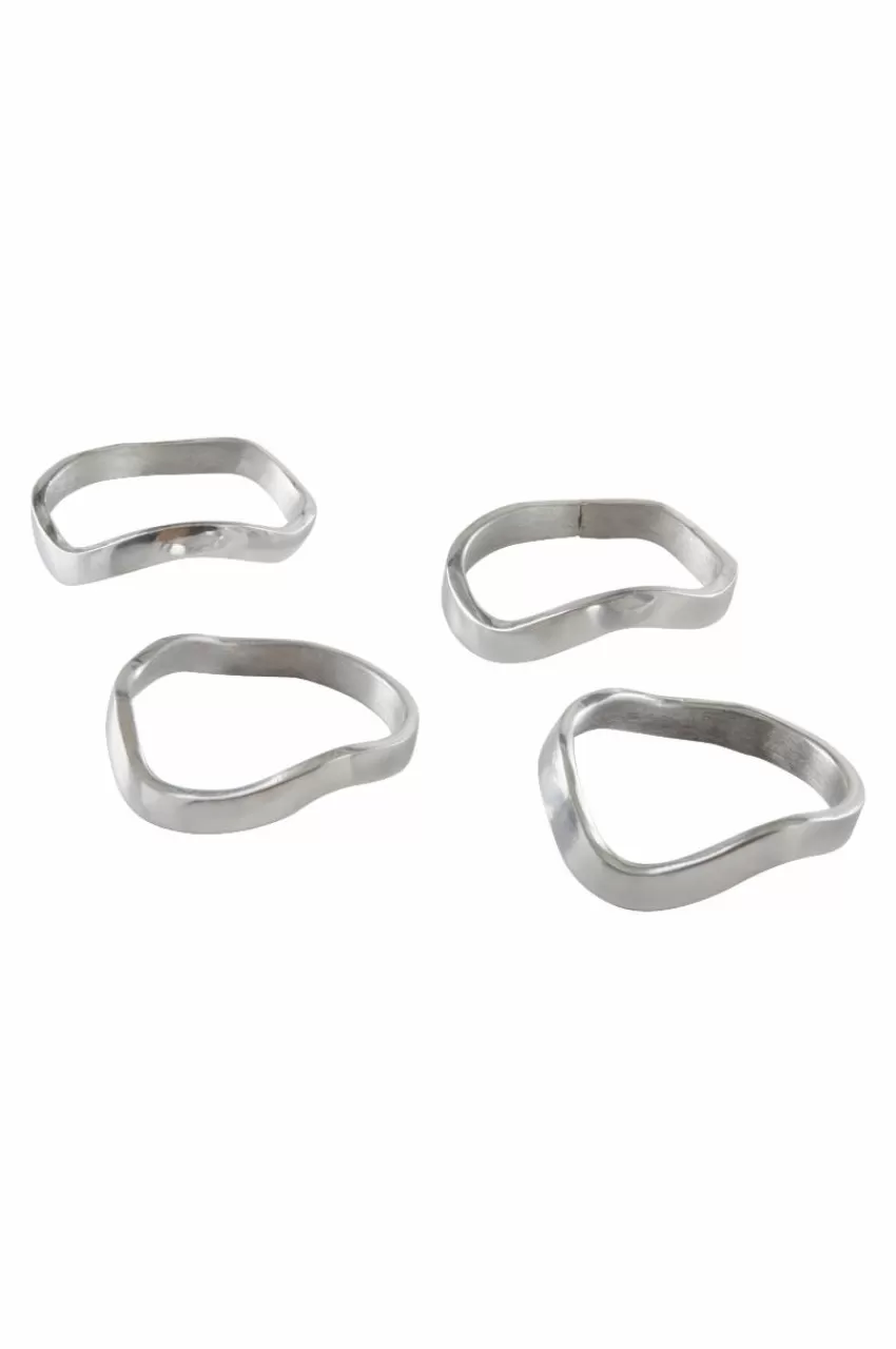 Kökstillbehör*Jotex ELLIS Servettring 4-pack Silver