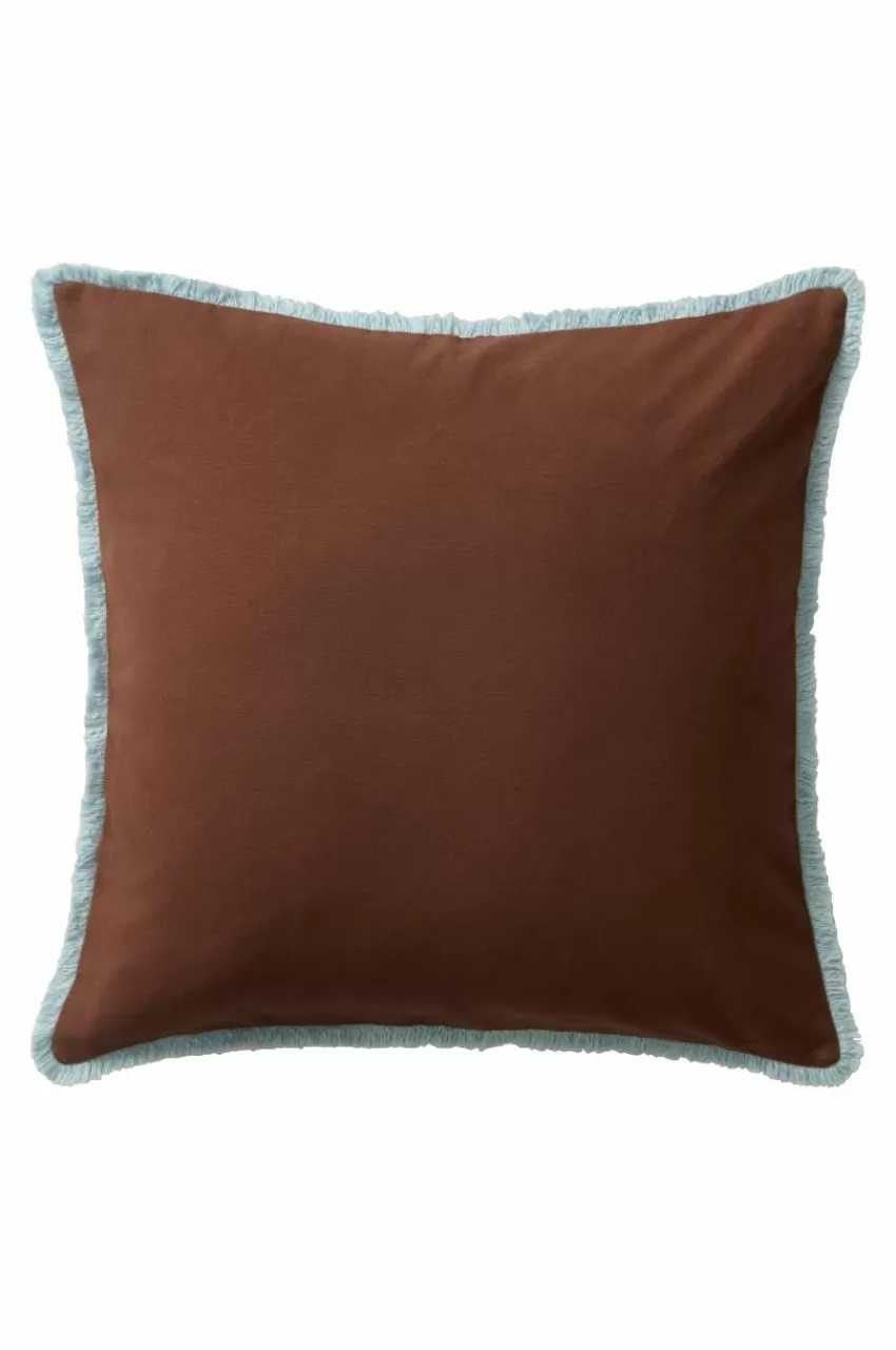 Prydnadskuddar & Fodral*Jotex EMMA Kuddfodral 50x50 Cm Brun/blå