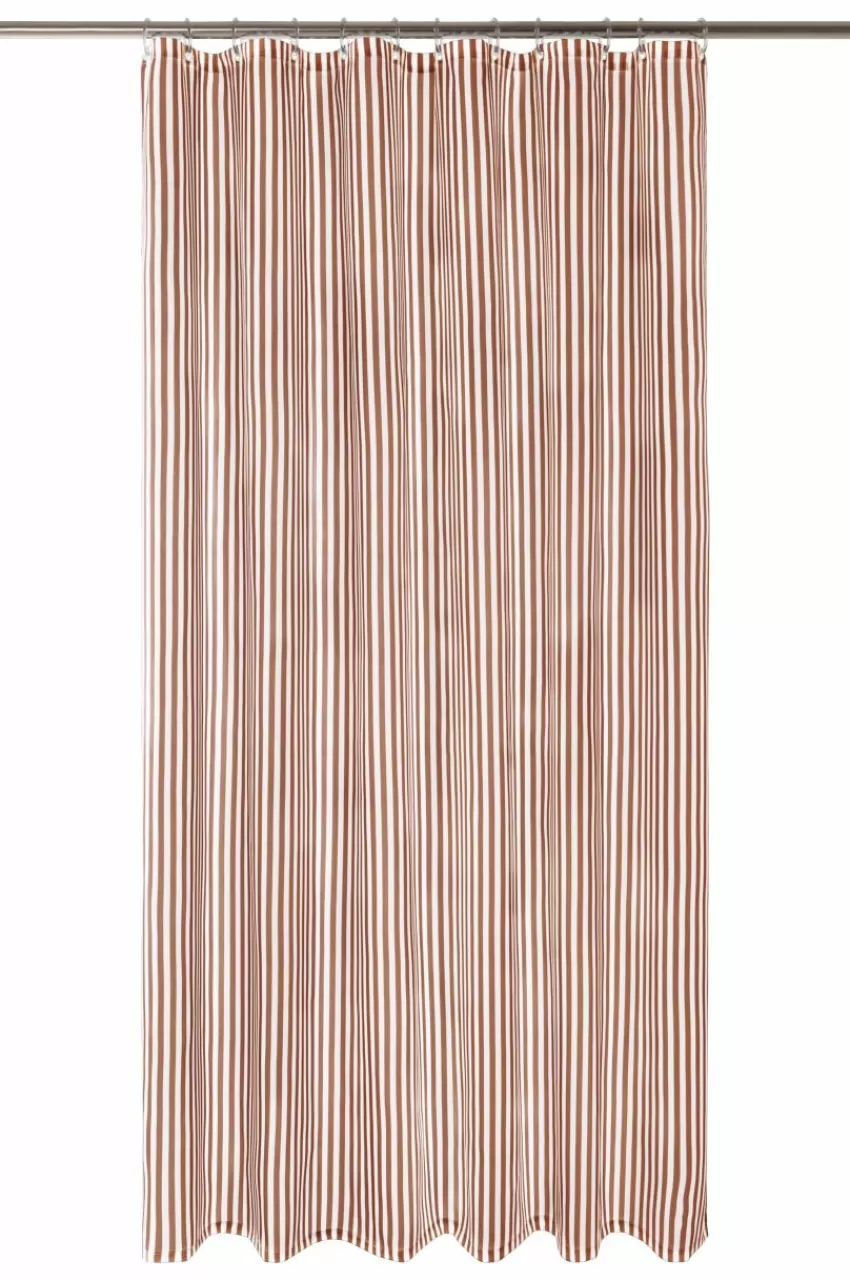 Duschdraperier*Jotex EMMY Duschdraperi Tobak/benvit