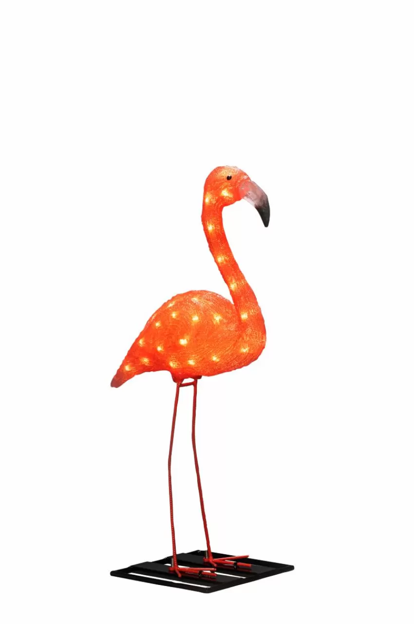 Utebelysning | Utebelysning*Jotex Flamingo LED Höjd 70 Cm Orange