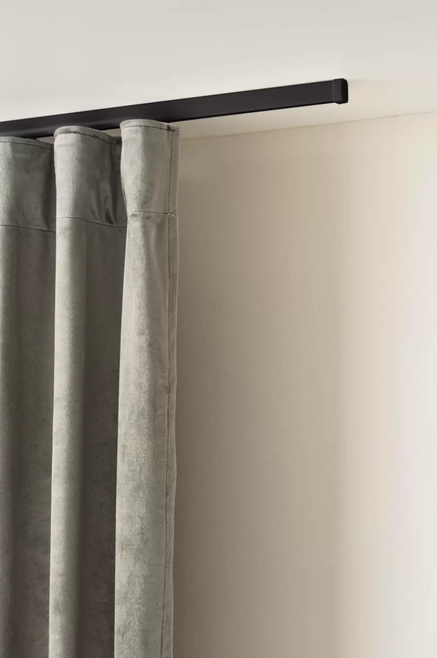 Gardinskenor*Jotex FLEXI Gardinskena Set Svart 200 cm