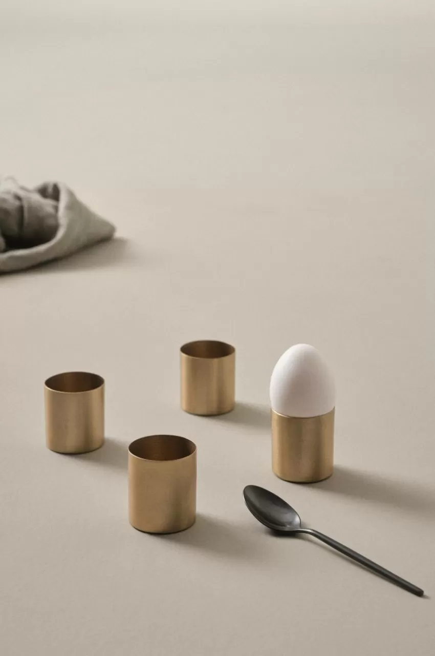 Kökstillbehör*Jotex FLORES äggkopp 4-pack Guld