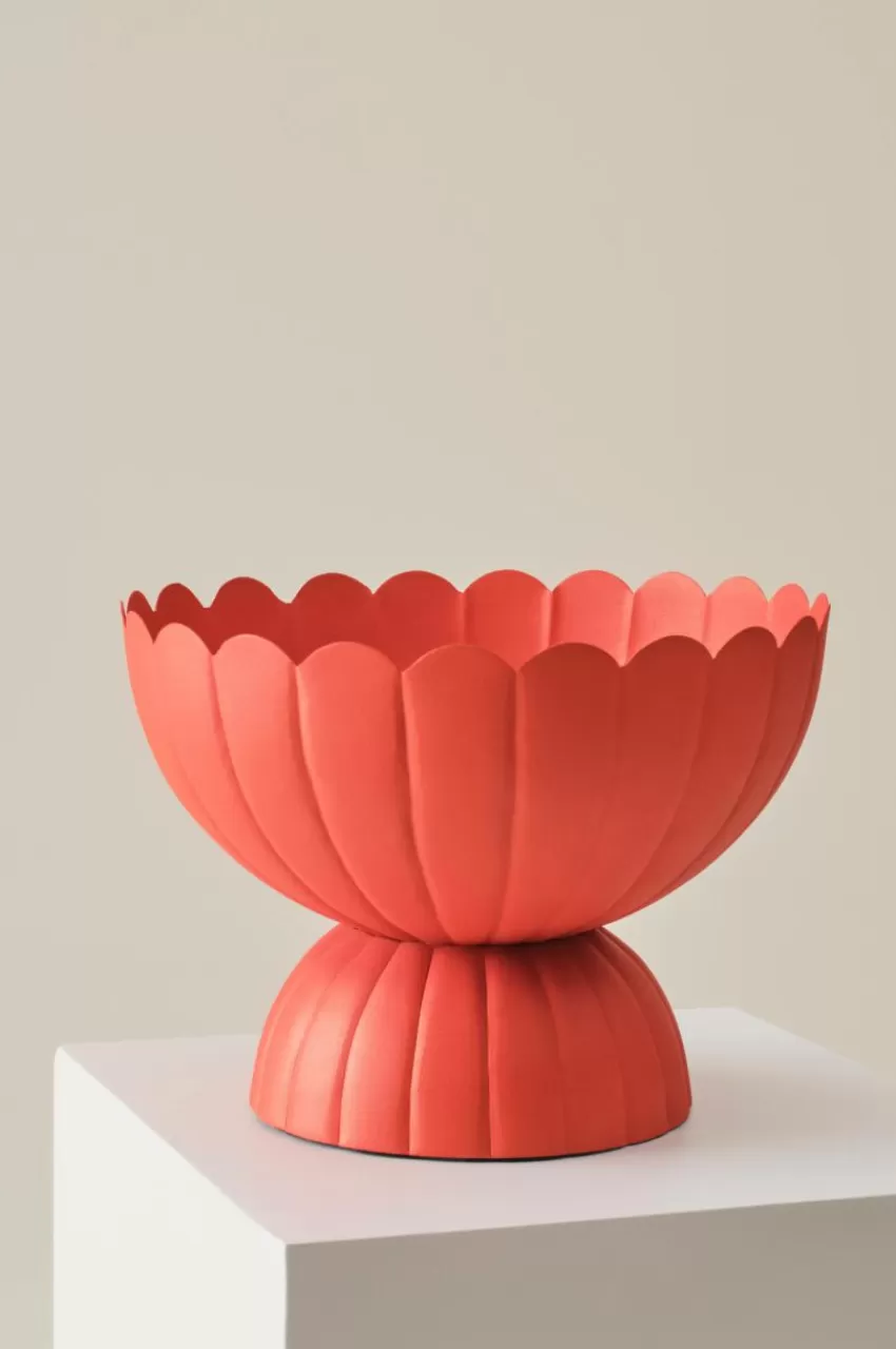 Prydnadssaker*Jotex FLOWER Dekorationsskål Orange