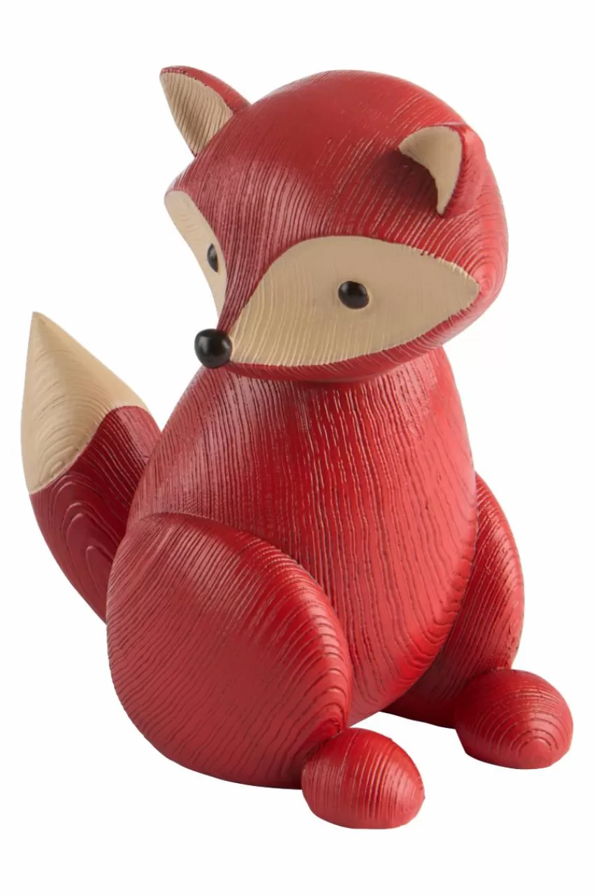 Prydnadssaker*Jotex FOX Dekorationsfigur Röd