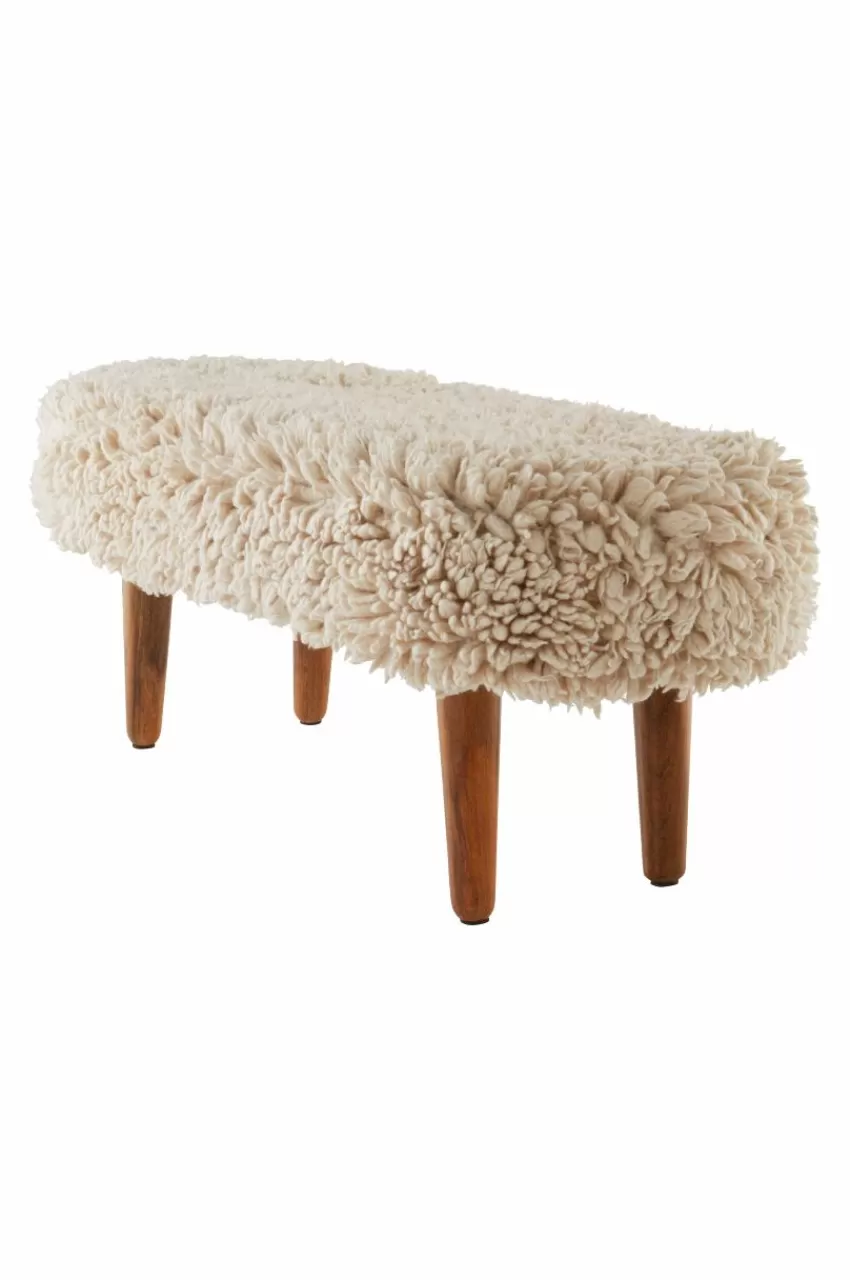 Bänkar*Jotex FÅRVIK Bänk 120x40 Cm Naturvit