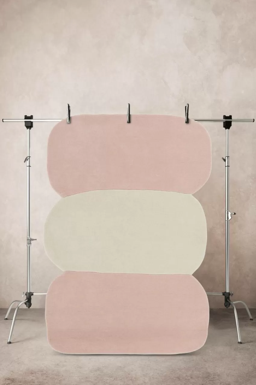 Barnmattor | Barnmattor*Jotex FUN Ullmatta 130x190 Cm Rosa/vit