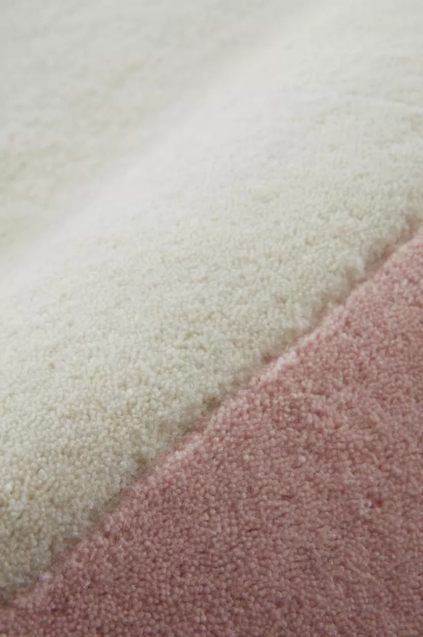 Barnmattor | Barnmattor*Jotex FUN Ullmatta 130x190 Cm Rosa/vit