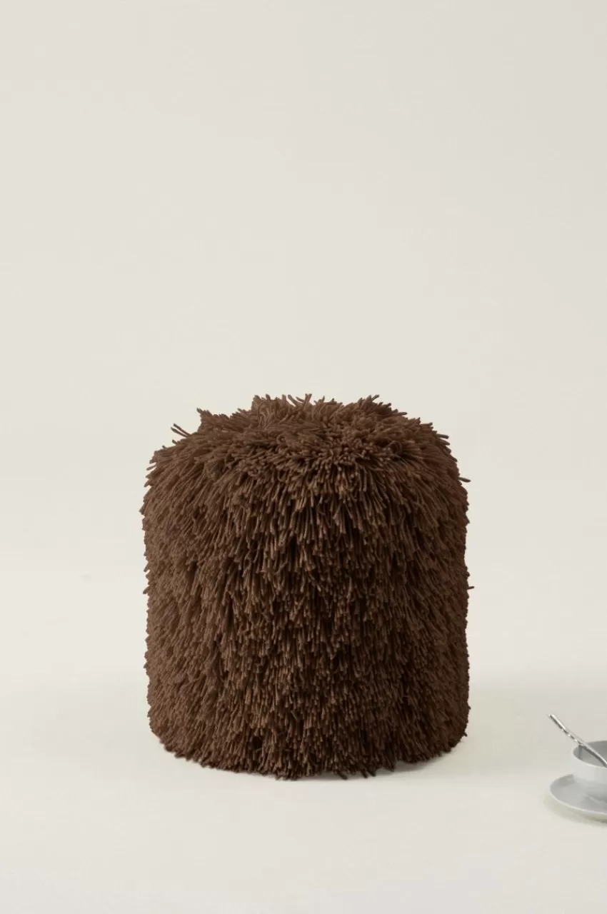 Sittpuffar*Jotex FUNTANA Sittpuff ø 40 Cm Chokladbrun