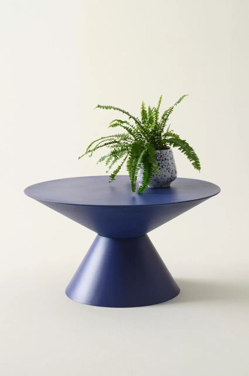 Bord*Jotex GAMPRIN Soffbord ø 75 Cm Blå