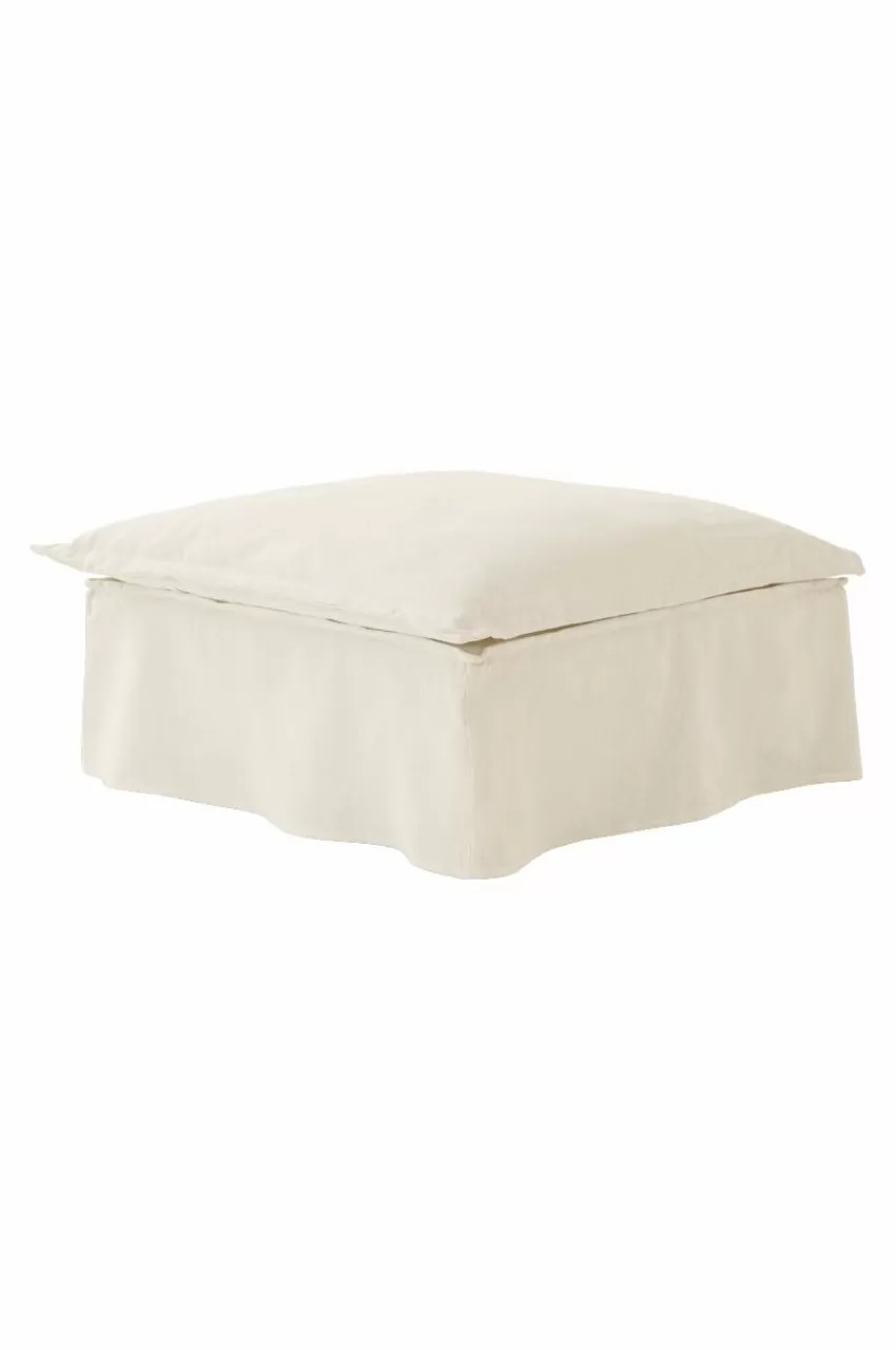 Sittpuffar | Fåtöljer*Jotex GARDANNE Fotpall Naturvit
