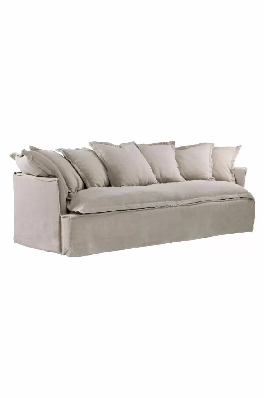 Soffor*Jotex GARDANNE Soffa 3-sits Linnebeige