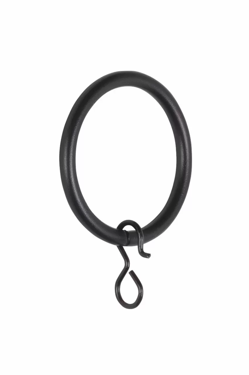 Gardintillbehör*Jotex Gardinringar 10-pack Svart