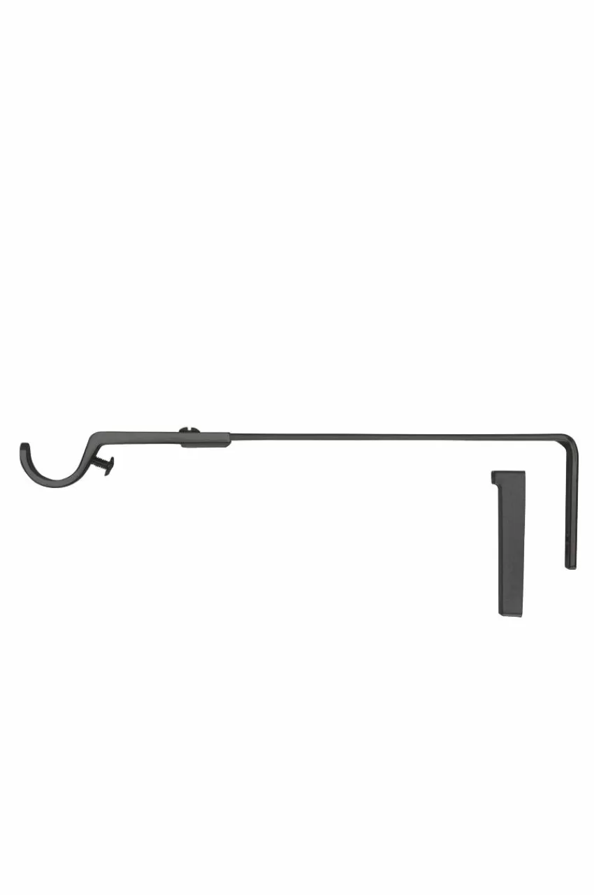 Gardintillbehör*Jotex Gardinstångshållare Längd 20 Cm Svart