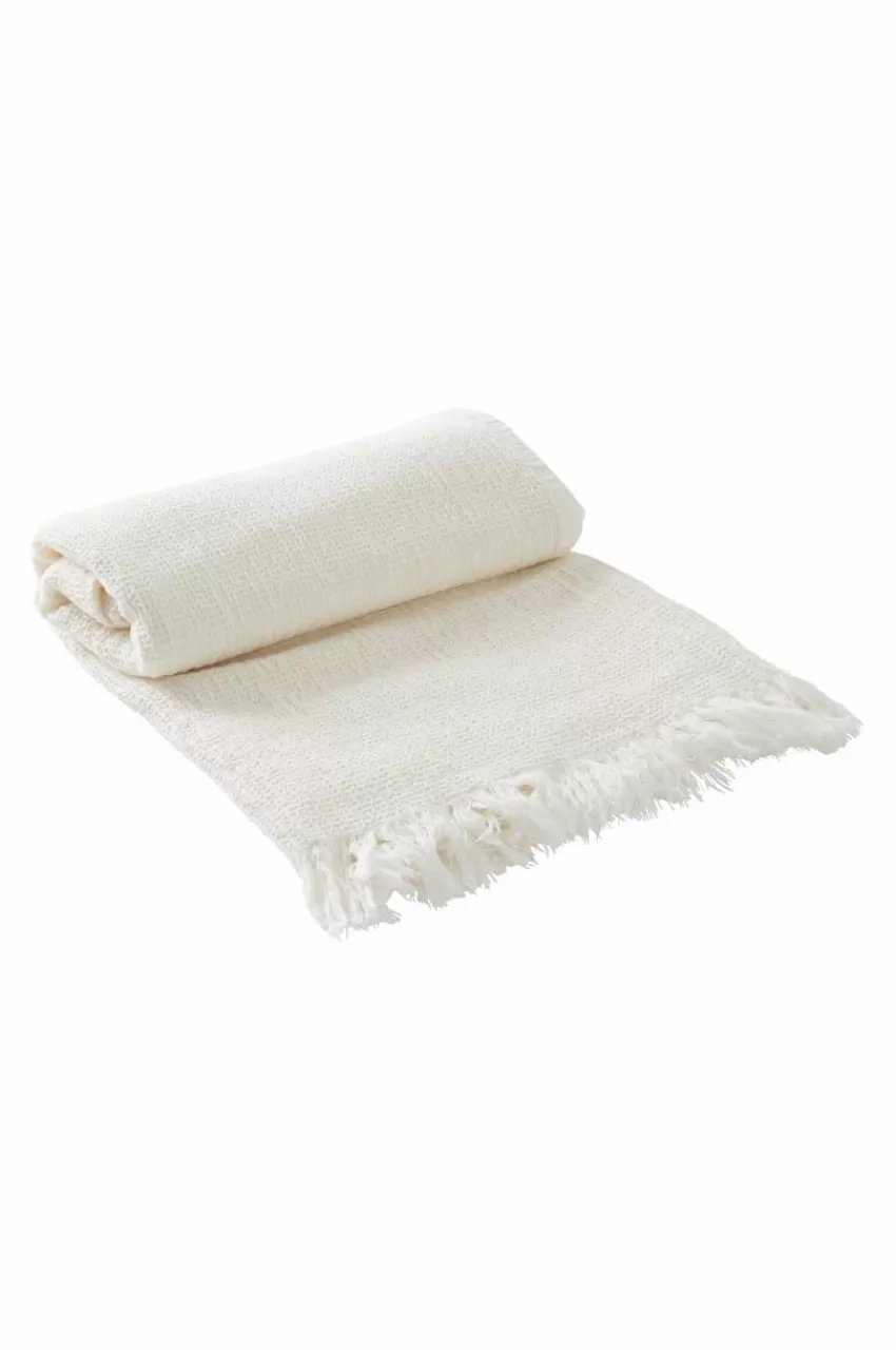 Plädar & Filtar*Jotex GIA Pläd 130x170 Cm Naturvit