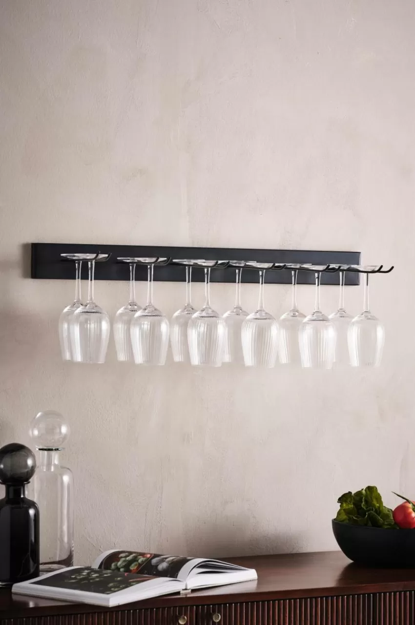 Kökstillbehör*Jotex GIA Vinglashållare - Bredd 80 Cm Svart