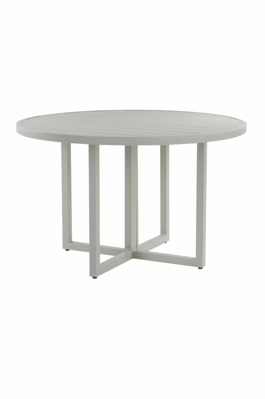 Utebord | Utemöbler*Jotex GIBRALTAR Matbord ø 120 Cm Ljus grågrön
