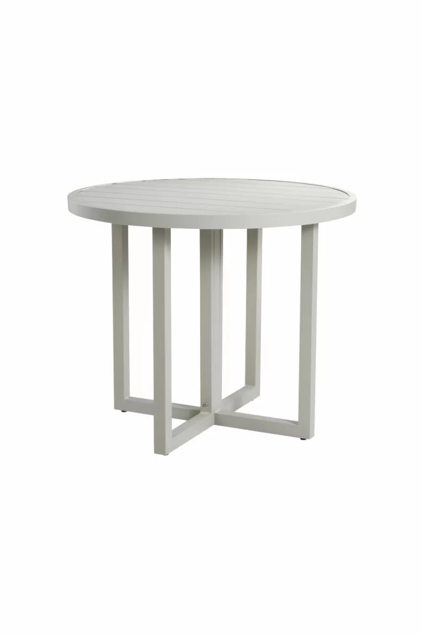Utebord | Utemöbler*Jotex GIBRALTAR Matbord ø 90 Cm Ljus grågrön