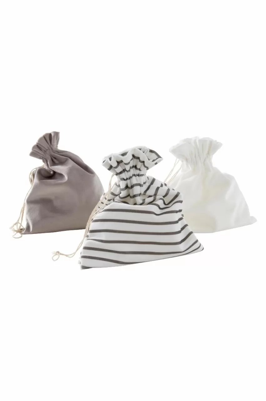 Prydnadssaker | Presentpapper & Snöre*Jotex GIFTIE STRIPE SET Presentpåse 3-pack Grå