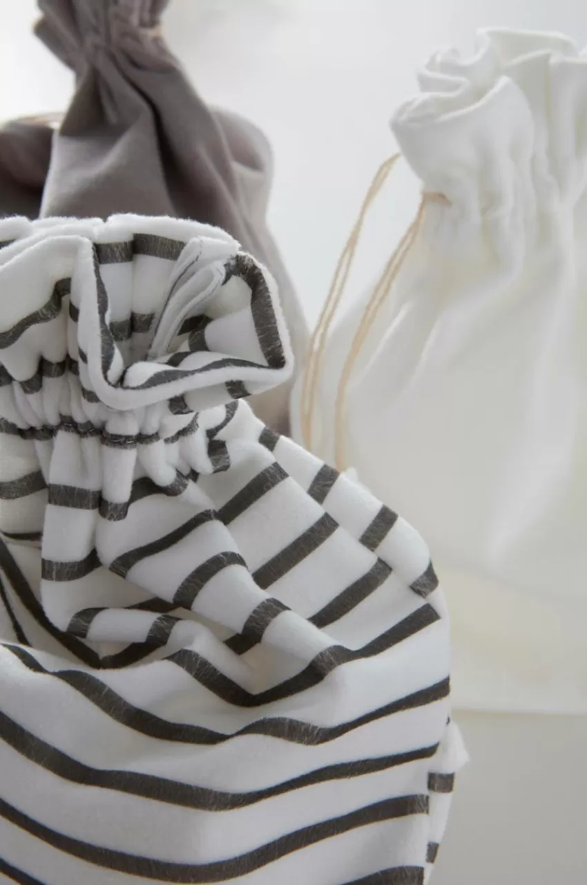 Prydnadssaker | Presentpapper & Snöre*Jotex GIFTIE STRIPE SET Presentpåse 3-pack Grå