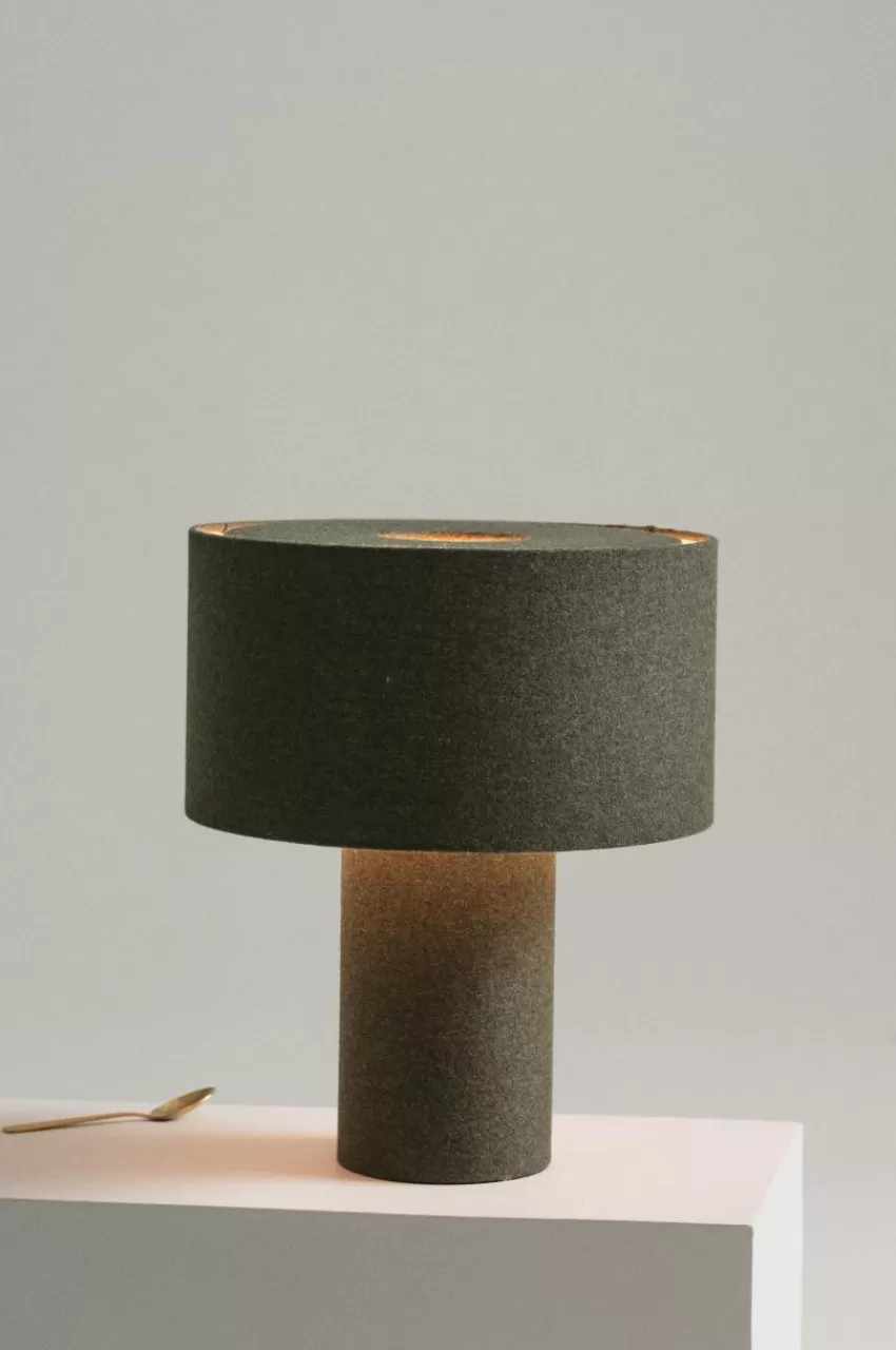 Bordslampor*Jotex GILLY Bordslampa Mörkbrun/grön