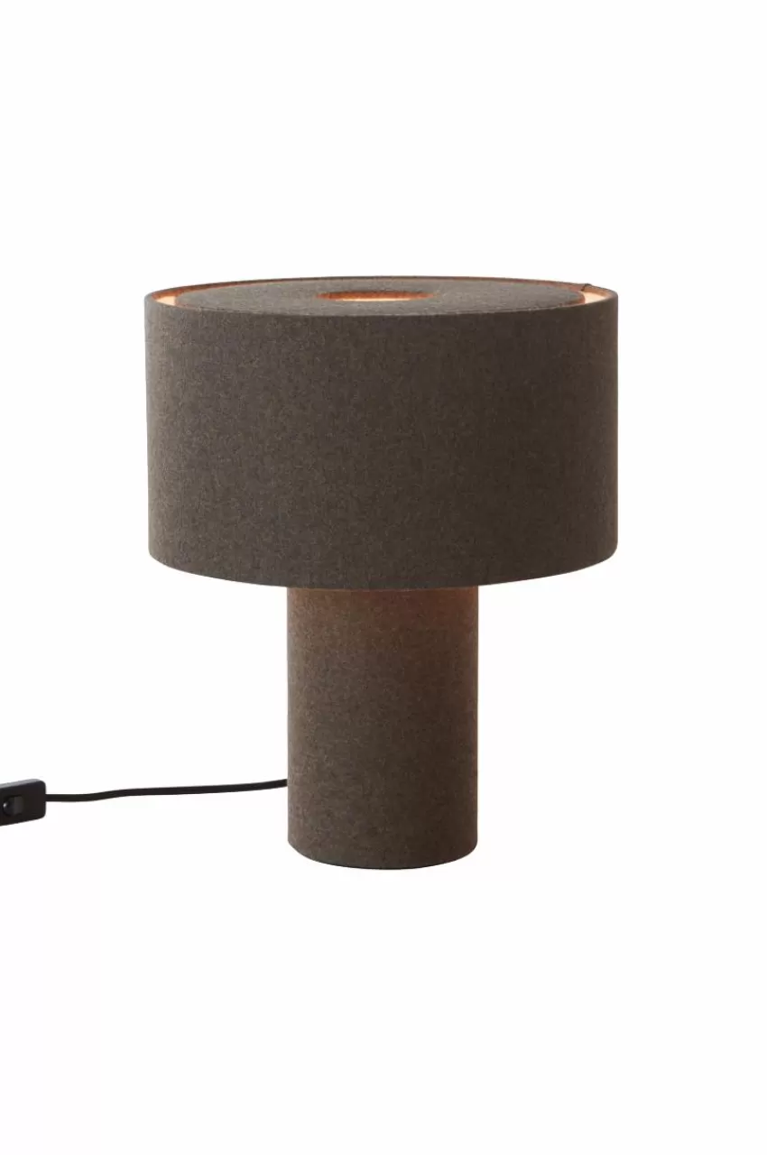 Bordslampor*Jotex GILLY Bordslampa Mörkbrun/grön