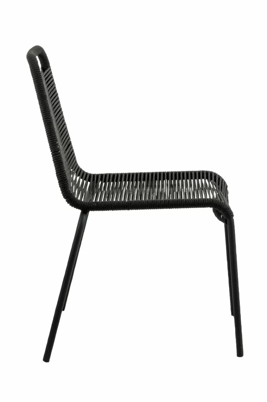 Utestolar & Utepallar | Utemöbler*Jotex GLENVILLE Stol 4-Pack Svart