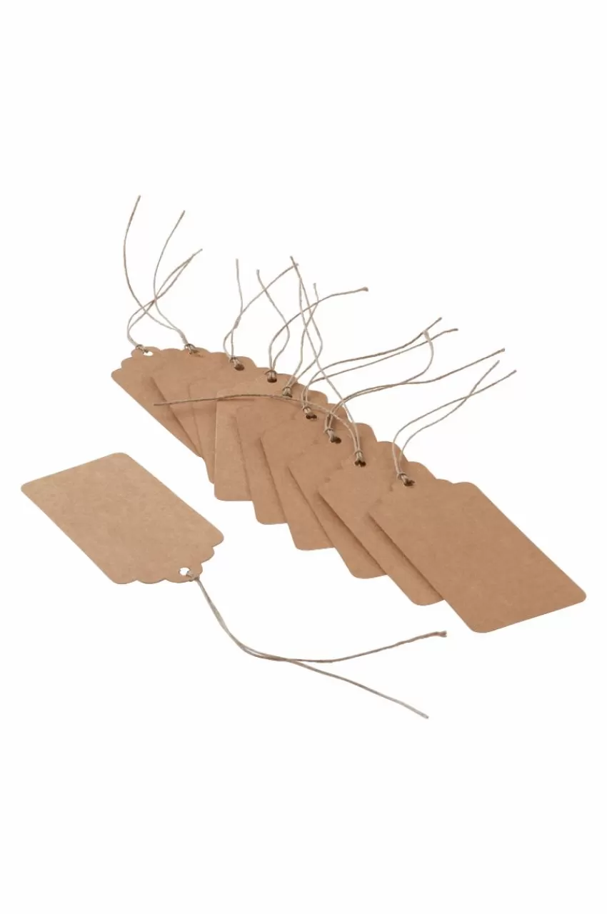 Presentpapper & Snöre | Juldekoration*Jotex GÖTE Etiketter 10-pack Brun