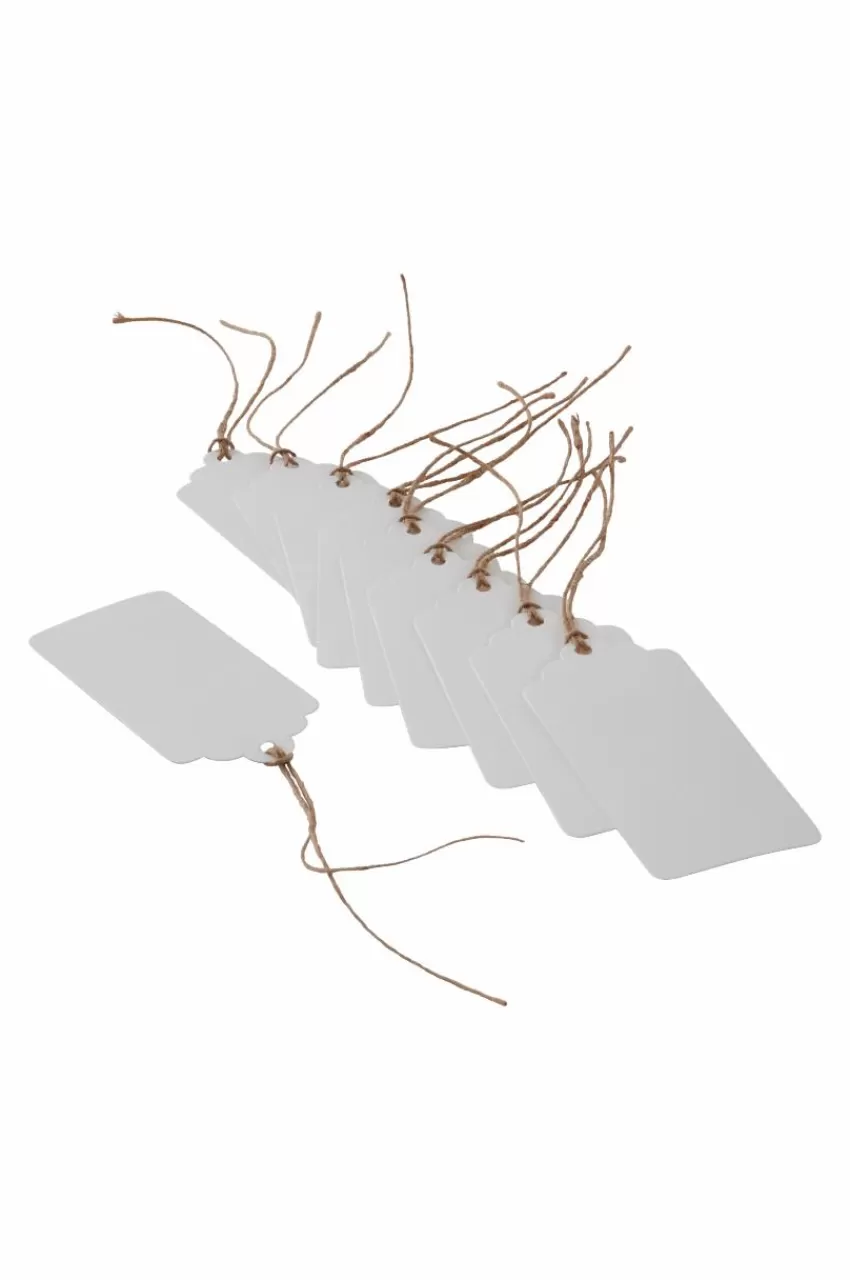 Presentpapper & Snöre | Juldekoration*Jotex GÖTE Etiketter 10-pack Vit