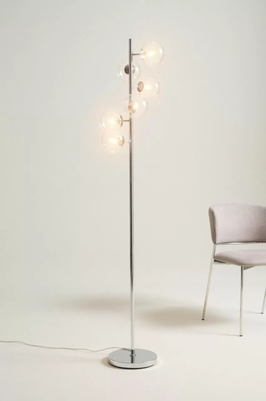 Golvlampor*Jotex GYLLENHEIM Golvlampa Krom