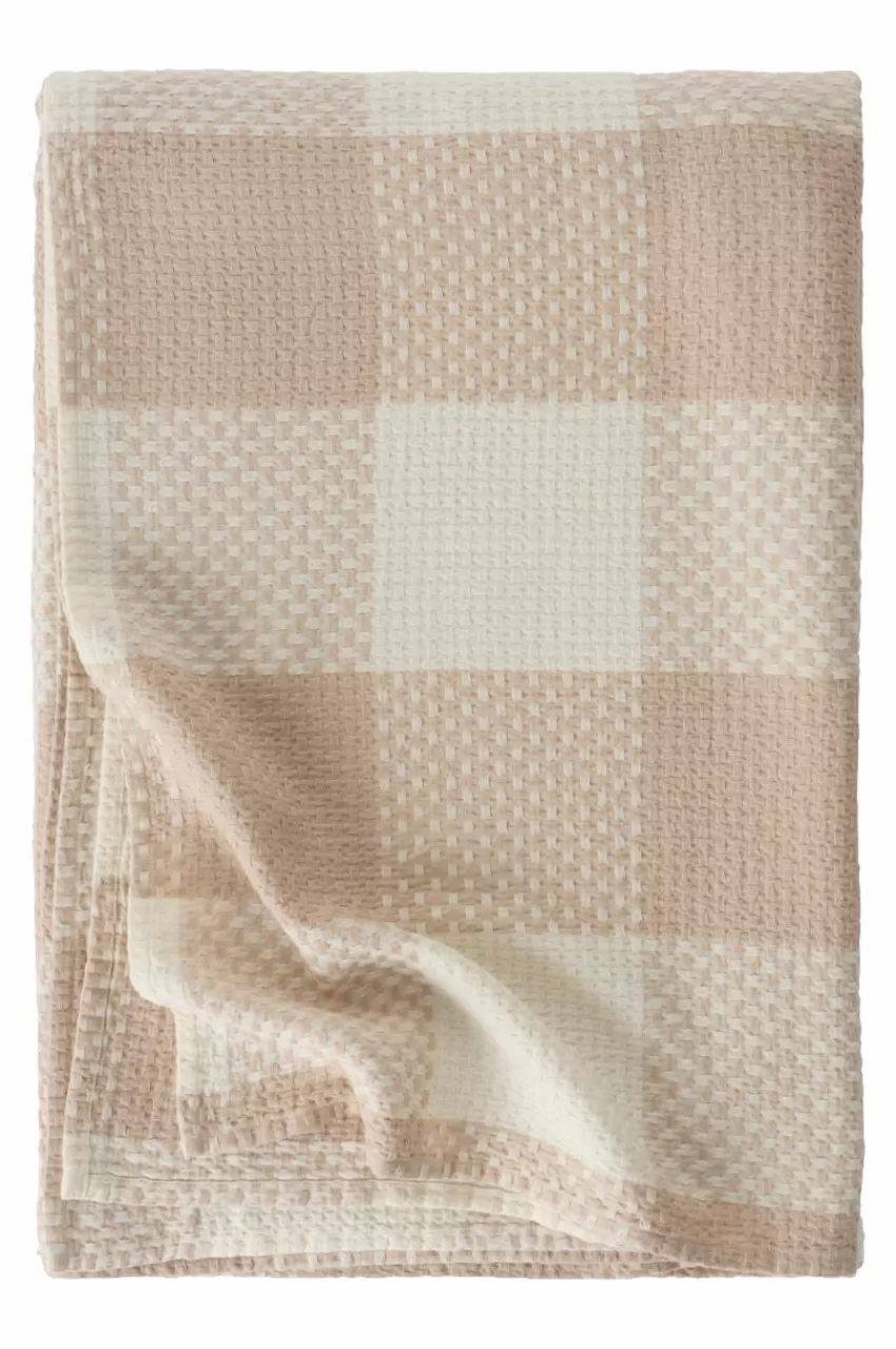 Överkast*Jotex HAKO överkast Beige/naturvit