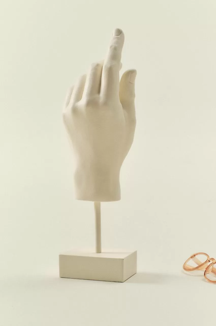 Prydnadssaker*Jotex HAND Dekoration VIT