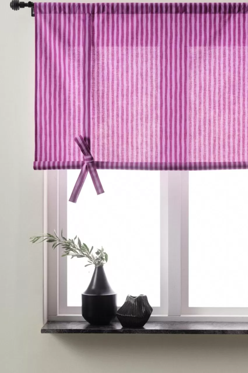 Hissgardiner*Jotex HANNA Roll Up-gardin Lila/ljuslila