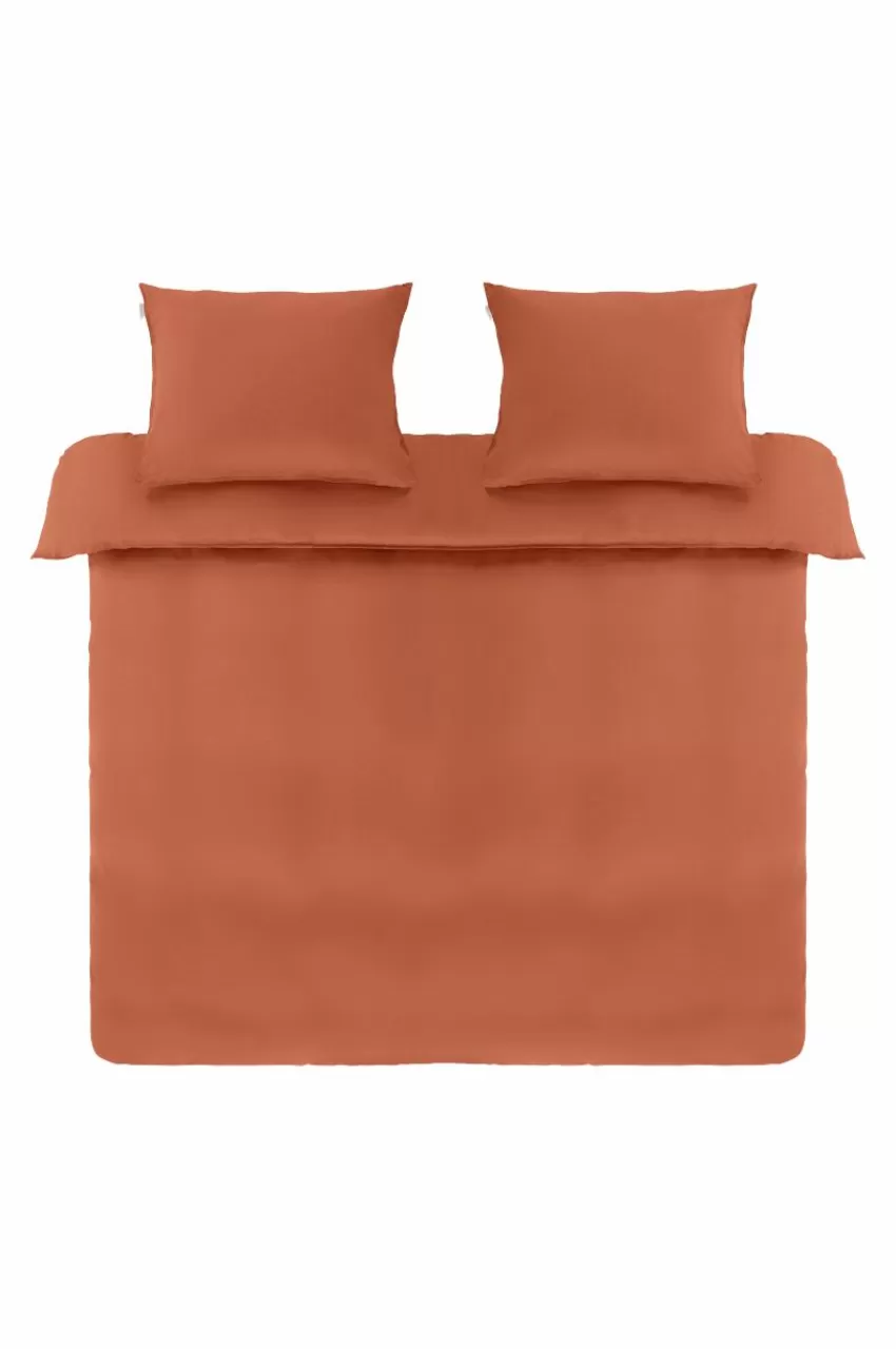 Påslakanset*Jotex HANNAH Påslakanset Dubbelsäng Bränd orange