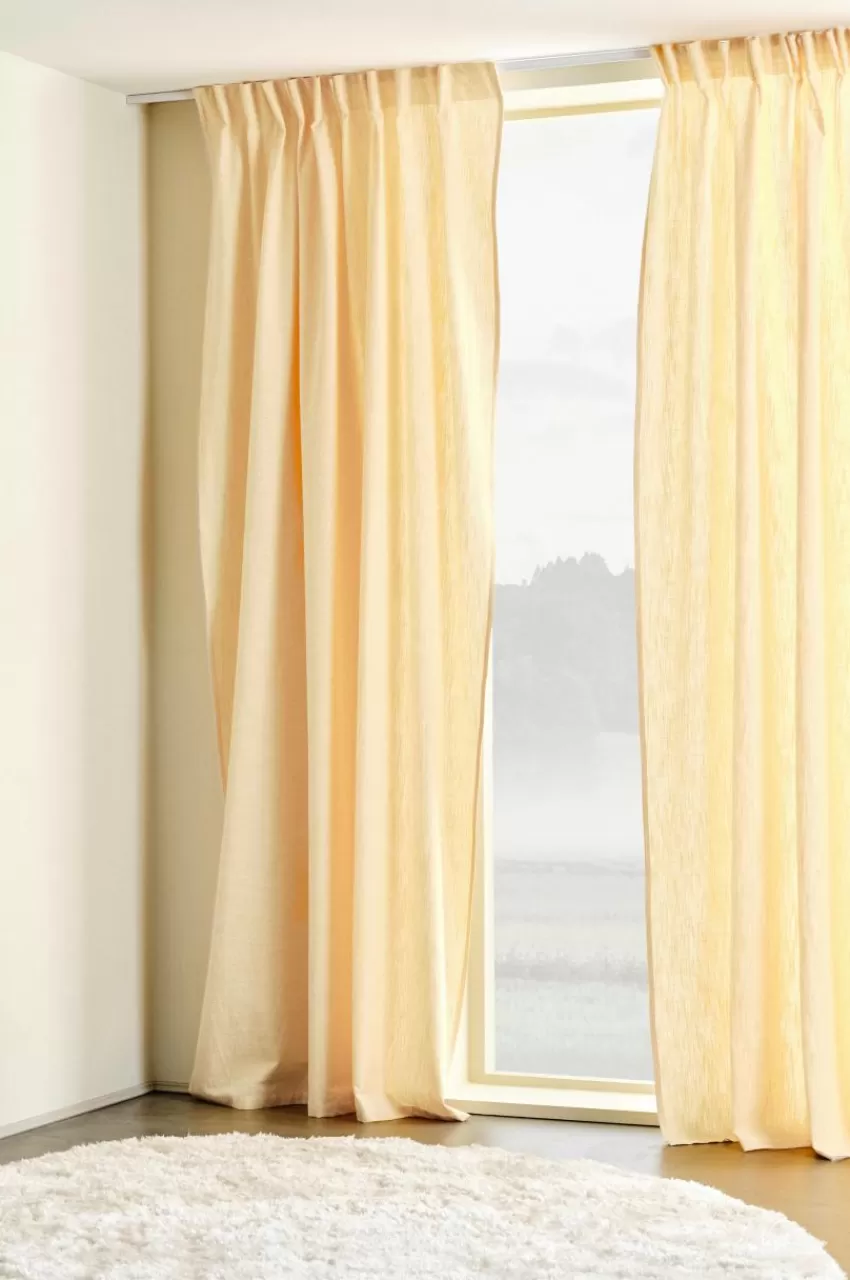 Multifunktionsgardiner*Jotex HENLEY Multifunktionsgardin 2-pack Gul